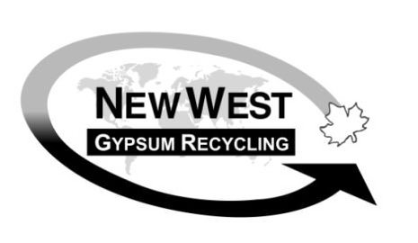 NEW WEST GYPSUM RECYCLING