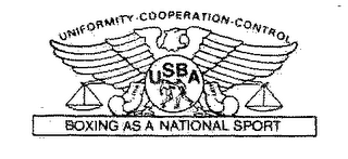UNIFORMITY COOPERATION CONTROL BOXING AS A NATIONAL SPORT USBA