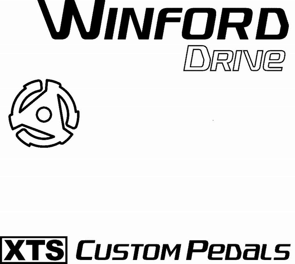 WINFORD DRIVE XTS CUSTOM PEDALS