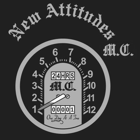 NEW ATTITUDES M.C. 24 HRS M.C. 00001 ONE DAY AT A TIME