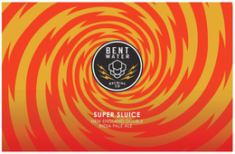 BENT WATER BREWING CO. SUPER SLUICE NEW ENGLAND DOUBLE INDIA PALE ALE